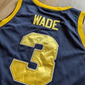 New Nike Miami Heat Legend Dwyane Wade Marquette Golden Eagles Authentic Jersey
